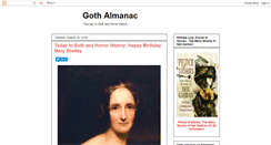 Desktop Screenshot of gothalmanac.com