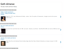 Tablet Screenshot of gothalmanac.com